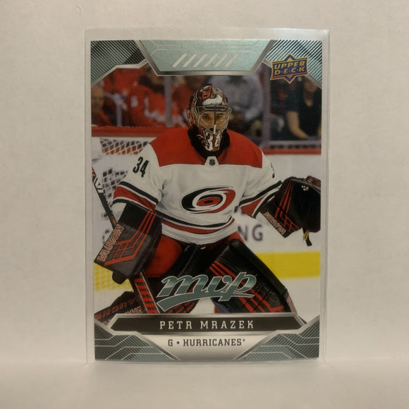 #171 Petr Mrazek Carolina Hurricanes  2019-20 Upper Deck MVP Hockey Card LH