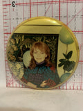 Red Haired Lady Button Pinback