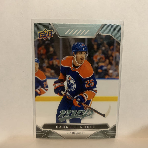 #179 Darnell Nurse Edmonton Oilers 2019-20 Upper Deck MVP Hockey Card LH