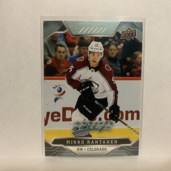 #13 Mikko Rantanen Colorado Avalanche 2019-20 Upper Deck MVP Hockey Card LH
