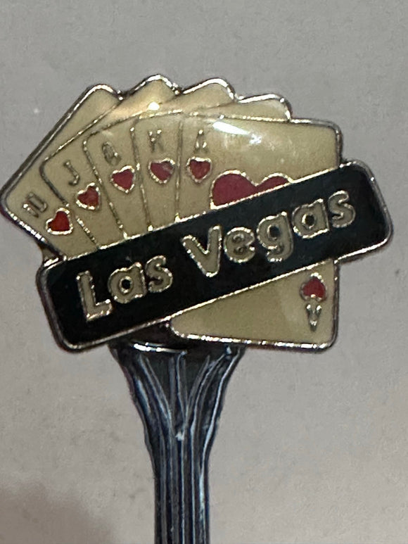 Las Vegas Playing Cards Nevada  Souvenir Spoon
