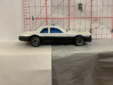 White Police Car Unbranded Loose Diecast Car