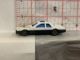 White Police Car Unbranded Loose Diecast Car