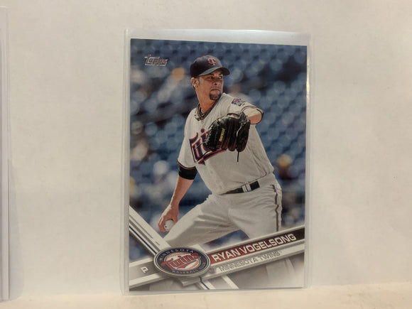 #491 Ryan Vogelsong Minnesota Twins 2017 Topps Series 2 Baseball Card MZ3