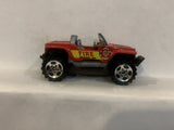 Red Fire Emergency Unit Jeep Unbranded Loose Diecast Car