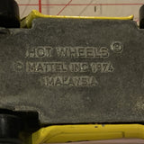 Yellow Sports Racer ©1974 Hot Wheels Diecast Car FQ