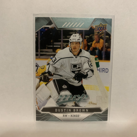#175 Dustin Brown Los Angeles Kings 2019-20 Upper Deck MVP Hockey Card LH