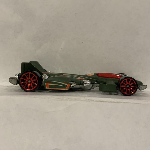 Green Jet Threat ©2000 Hot Wheels Diecast Car FQ