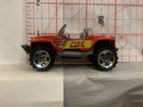 Red Fire Emergency Unit Jeep Unbranded Loose Diecast Car