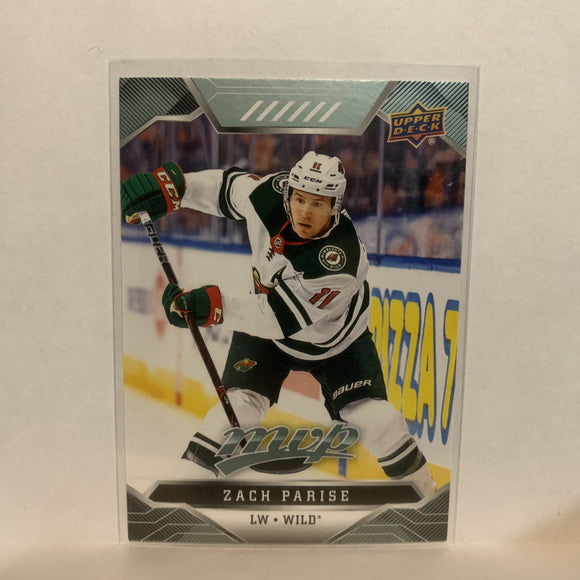 #93 Zach Parise Minnesota Wild 2019-20 Upper Deck MVP Hockey Card LH