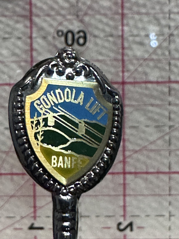 Gondola Lift Banff Alberta  Souvenir Spoon