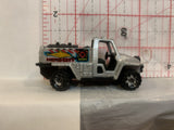 Silver Hero City Foam Fire Truck 2001 Matchbox Loose Diecast Car