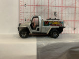 Silver Hero City Foam Fire Truck 2001 Matchbox Loose Diecast Car