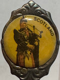 Bag Piper Scotland Silverplated  Souvenir Spoon