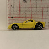Yellow C6 Corvette ©2003 Hot Wheels Diecast Car FQ