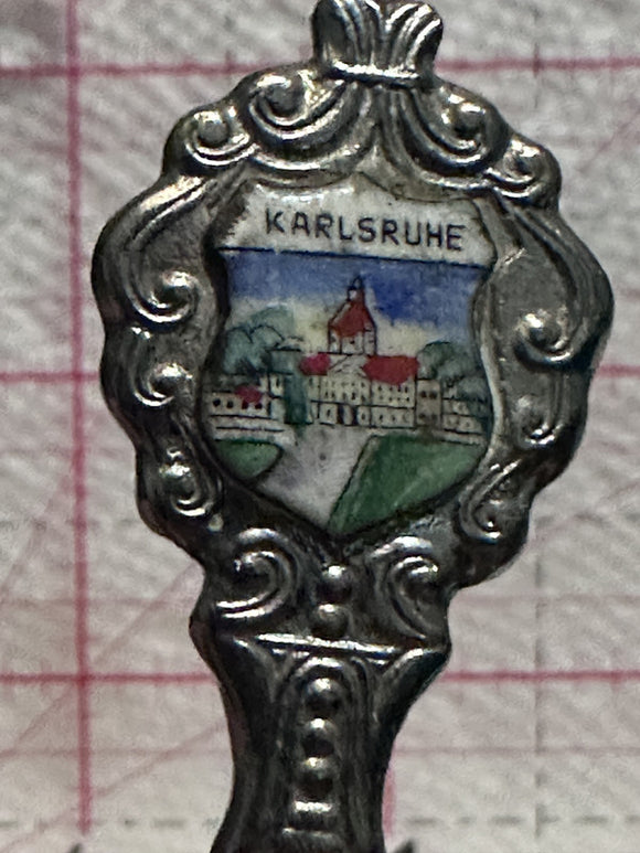 Karlsruhe Germany Castle  Souvenir Spoon