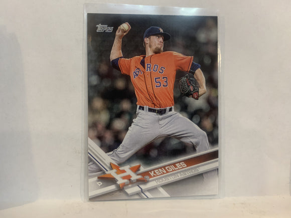 #596 Ken Giles Houston astros 2017 Topps Series 2 Baseball Card MZ3