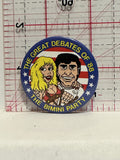 The Great Debates of '88 The Bimini Party Button Pinback