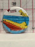 Richmond Canada 150 Fishing Button Pinback