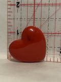 Red Heart Button Pinback