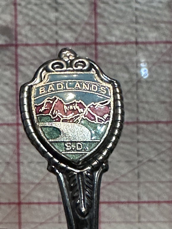 Badlands South Dakota  Souvenir Spoon