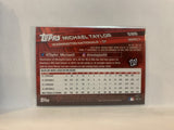 #598 Michael Taylor Washington Nationals 2017 Topps Series 2 Baseball Card MZ3