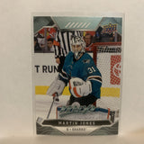 #62 Martin Jones San Jose Sharks 2019-20 Upper Deck MVP Hockey Card LI
