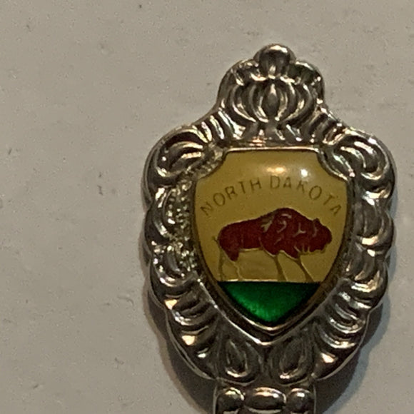 North Dakota Bison Collectable Souvenir Spoon BA