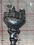 Parliament Buildings Victoria British Columbia Silver Plated  Souvenir Spoon