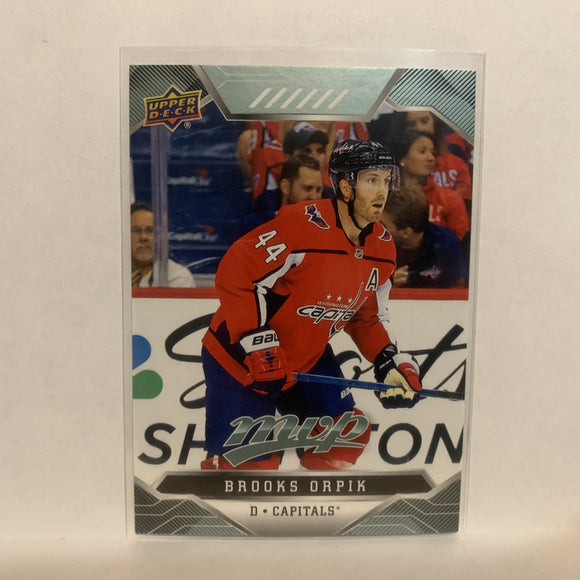 #198 Brooks Orpik Washington Capitals 2019-20 Upper Deck MVP Hockey Card LI