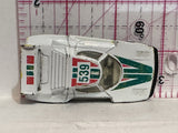 White Lamborghini Racer Unbranded Diecast Car