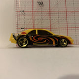 Yellow Stock Racer ©1989 Hot Wheels Diecast Car GA