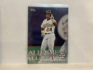 ATAS-21 Ricky Henderson Oakland Athletics 2017 Topps Series 2 Baseball Card MZ4