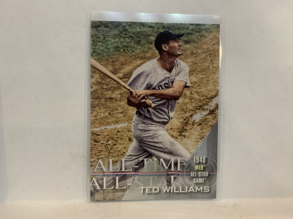 ATAS-20 Ted Williams Boston Red Sox 2017 Topps Series 2 Baseball Card MZ4