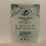 #16 Brayden Point Tampa Bay Lightning 2019-20 Upper Deck MVP Hockey Card LI