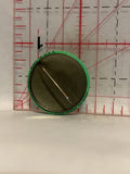 Green Smiling Face Button Pinback
