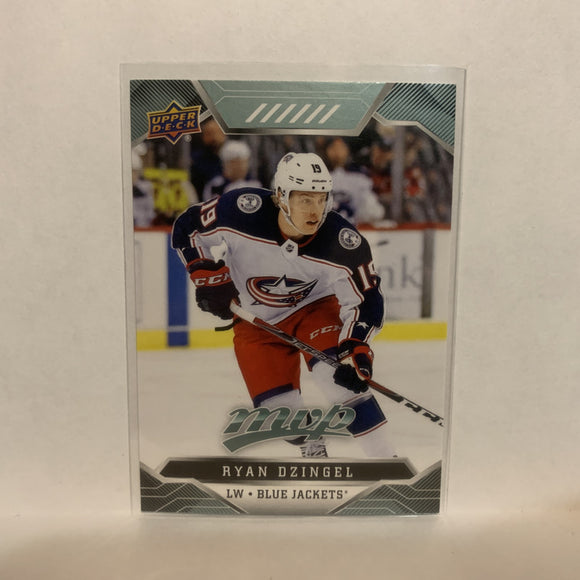#145 Ryan Dzingel Columbus Blue Jackets 2019-20 Upper Deck MVP Hockey Card LJ
