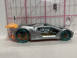 Silver Impavido I H17 Hot Wheels Diecast Car