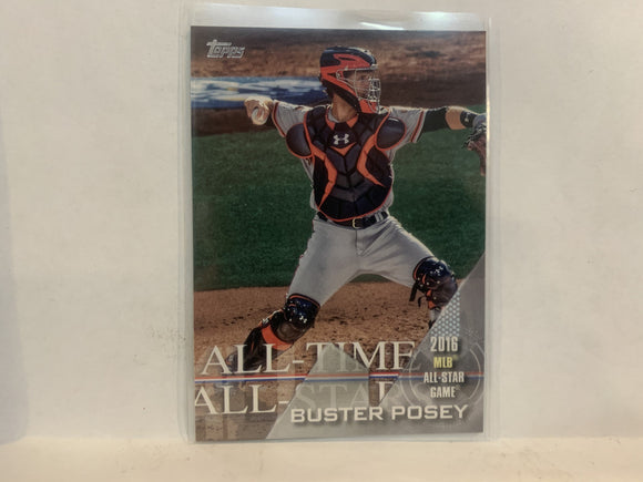 ATAS-9 Buster Posey San Francisco Giants 2017 Topps Series 2 Baseball Card MZ4
