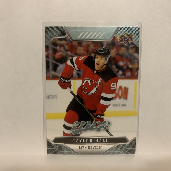 #153 Taylor Hall New Jersey Devils 2019-20 Upper Deck MVP Hockey Card LJ