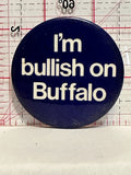 I'm Bullish on Buffalo Button Pinback
