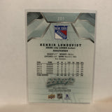 #201 Henrik Lundovist New York Rangers 2019-20 Upper Deck MVP Hockey Card LJ