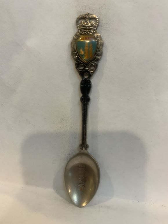 Caroline Alberta Oil Derrick Souvenir Spoon