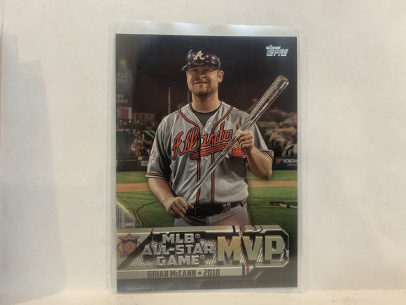 ASM-20 Brian Mccann Atlanta Braves 2017 Topps Series 2 Baseball Card MZ4