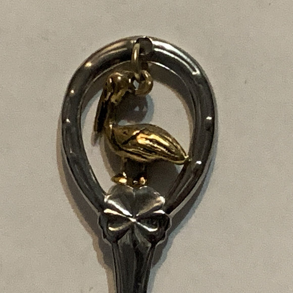 Louisana Pelican Bird Collectable Souvenir Spoon BB
