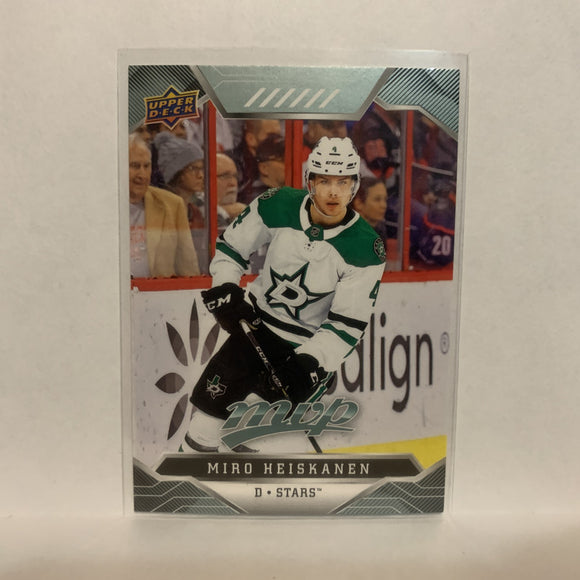 #143 Miro Heiskanen Dallas Stars 2019-20 Upper Deck MVP Hockey Card LJ