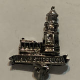 Lake Superior Light House Wisconsin Collectable Souvenir Spoon BB
