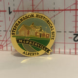 Stephansson Historical Markerville Alberta Lapel Hat Pin