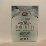 #77 Shea Weber Montreal Canadiens 2019-20 Upper Deck MVP Hockey Card LJ