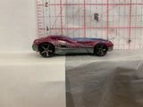 Red Blue Bye Focal II Hot Wheels Loose Diecast Car